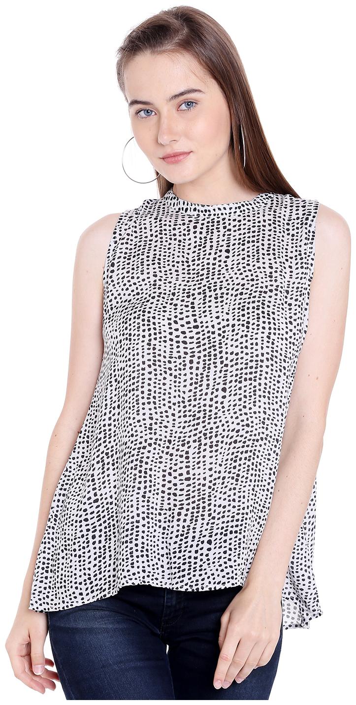 

Spykar Women Printed Regular top - White