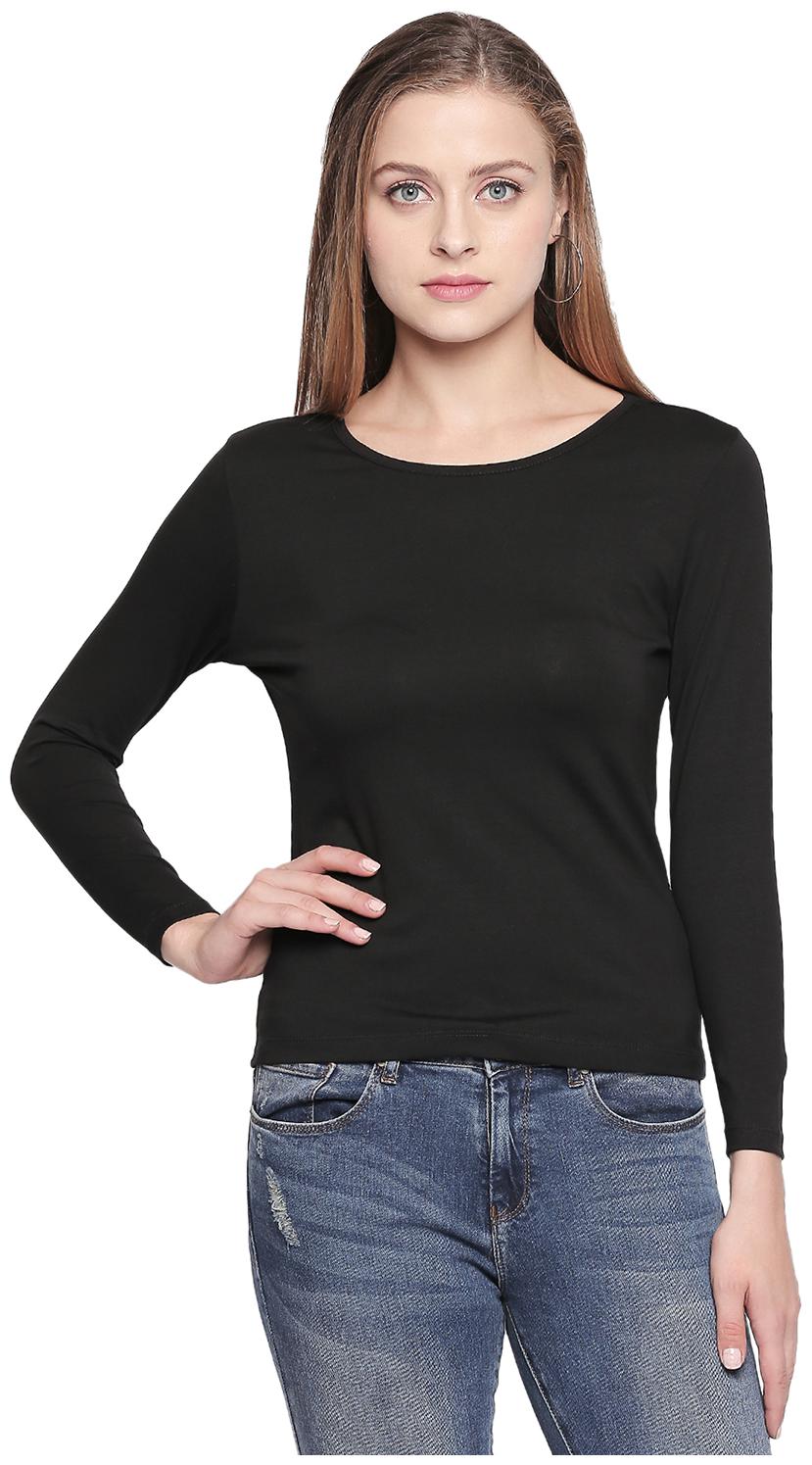 

Spykar Women Pink Slim fit Round neck Cotton T shirt