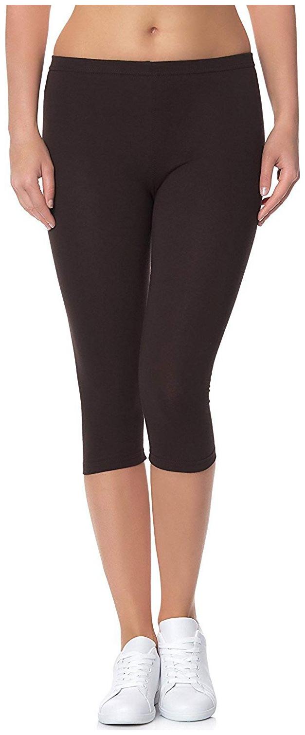 

sri belha fashions Women Three-fourth Solid Leggings