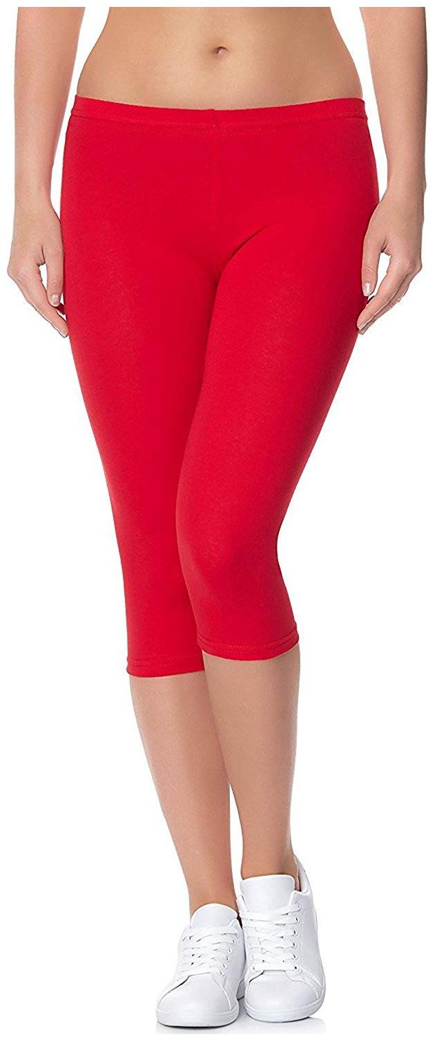 

sri belha fashions Women Three-fourth Solid Leggings