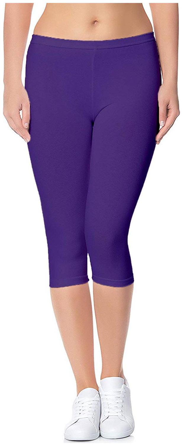 

sri belha fashions Women Three-fourth Solid Leggings
