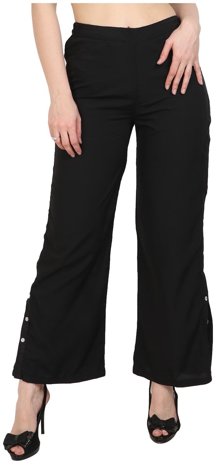 

Sritika Black Crepe Women s Trouser