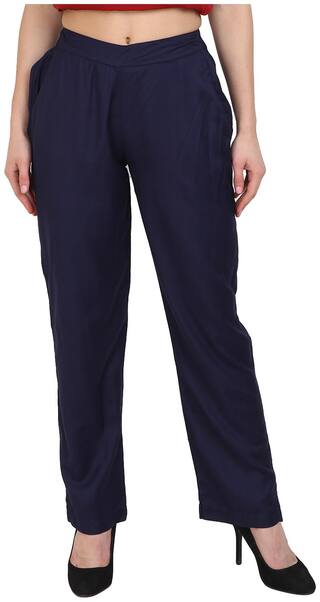 Buy Sritika Blue Reyon Women S Trouser Online At Low Prices In India Paytmmall Com
