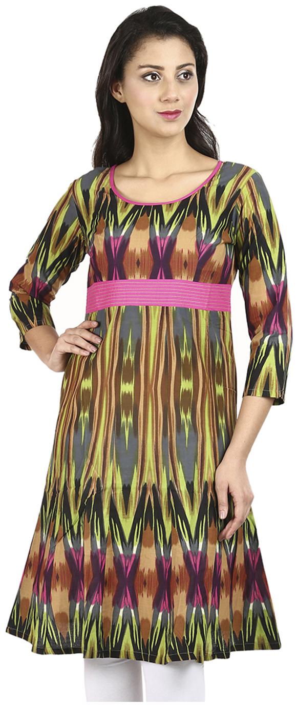 

Sritika Women Multi Printed Straight Kurti
