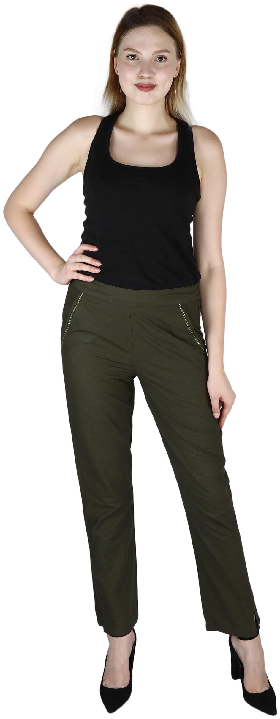 

Sritika Green Cotton Women s Trouser