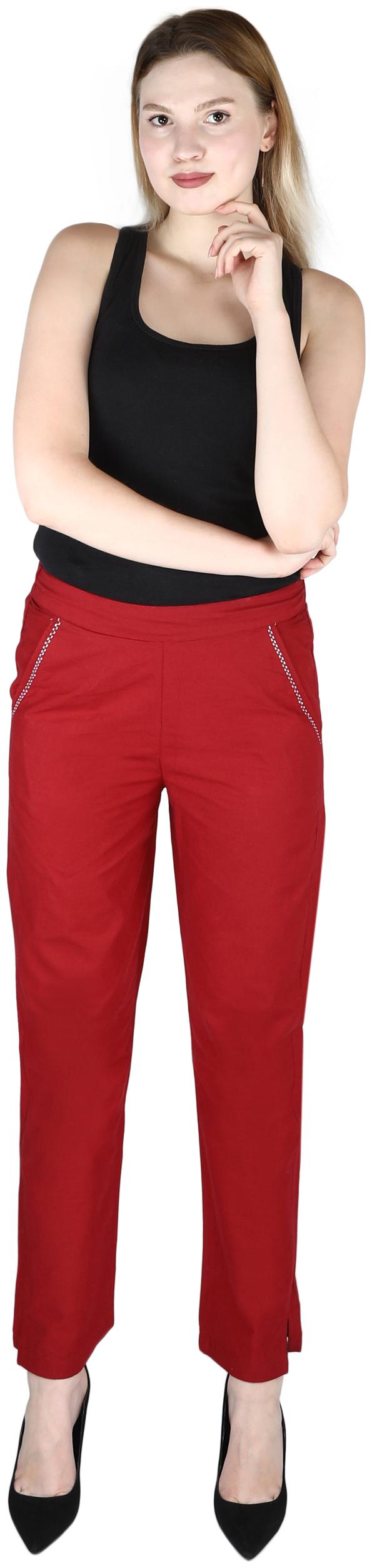 

Sritika Maroon Cotton Women s Trouser