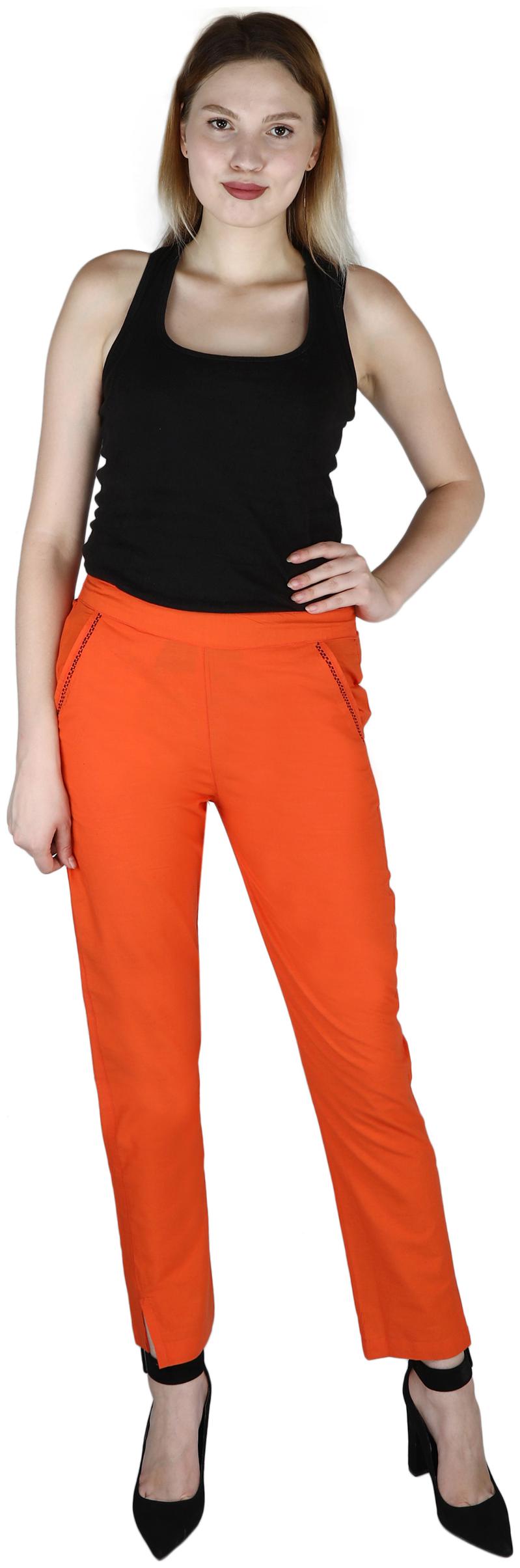 

Sritika Orange Cotton Women s Trouser