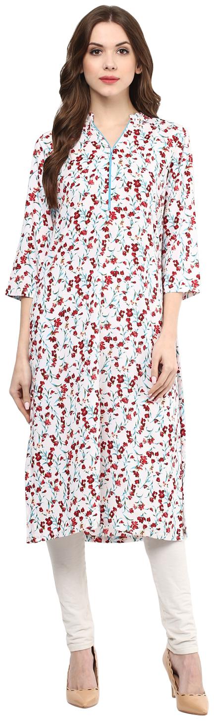 

Sritika Women Multi Printed Straight Kurta