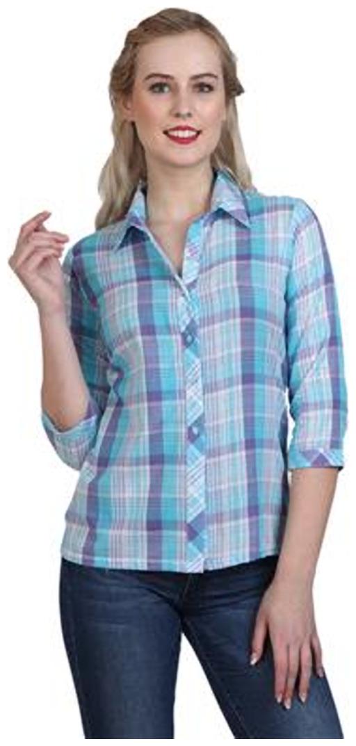 

Sritika Women White Printed Regular Fit Shirt