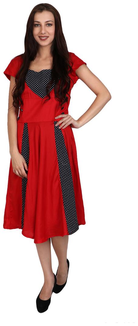 

Sritika Women Red Printed Anarkali Kurta