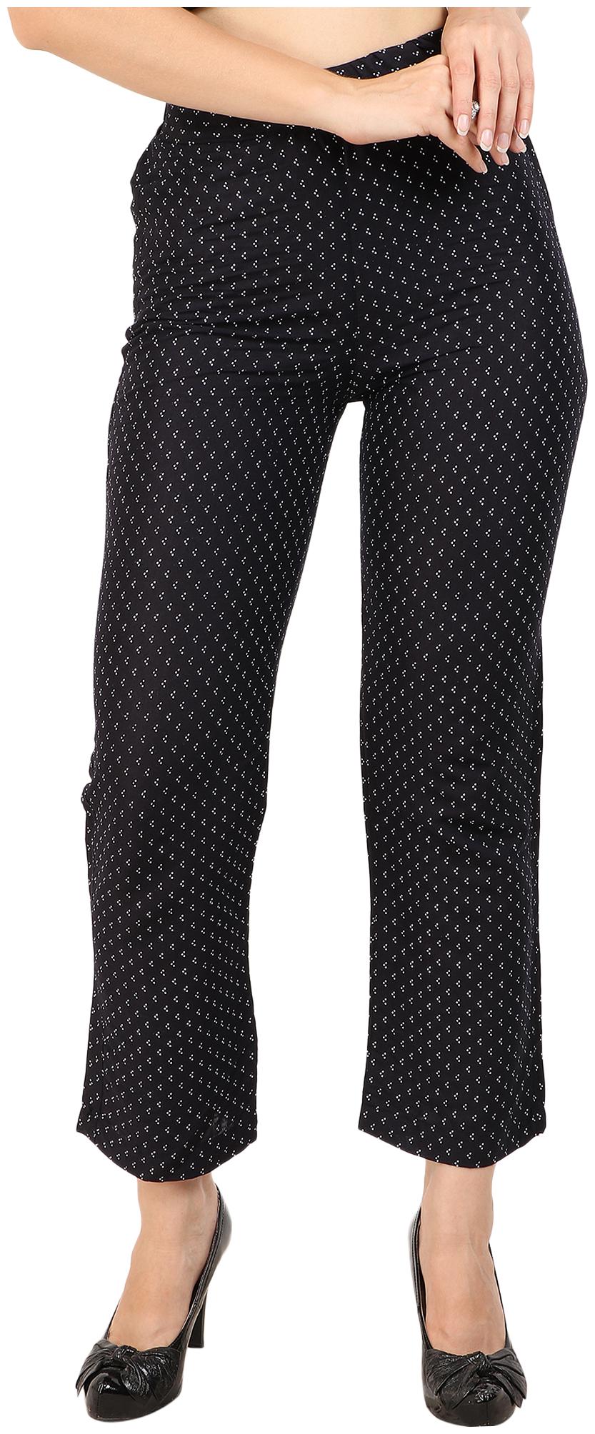 

Sritika Women Black Straight fit Regular trousers