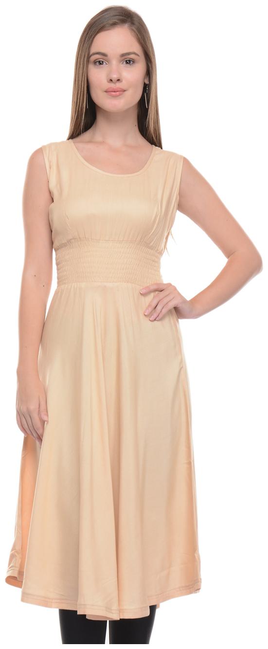 

Sritika Women Beige Solid Straight Kurta