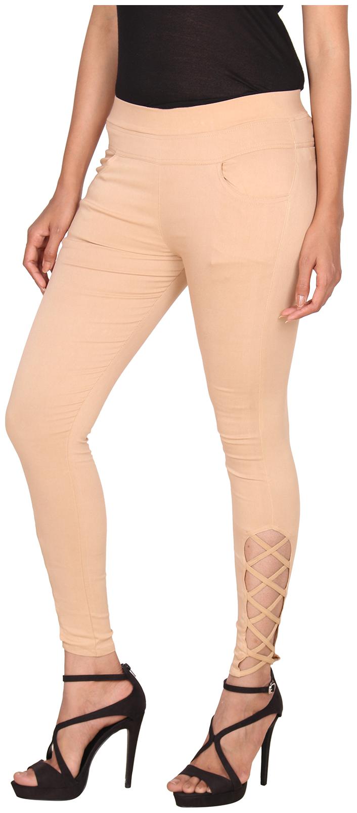 

Sritika Women Beige Straight fit Jeans