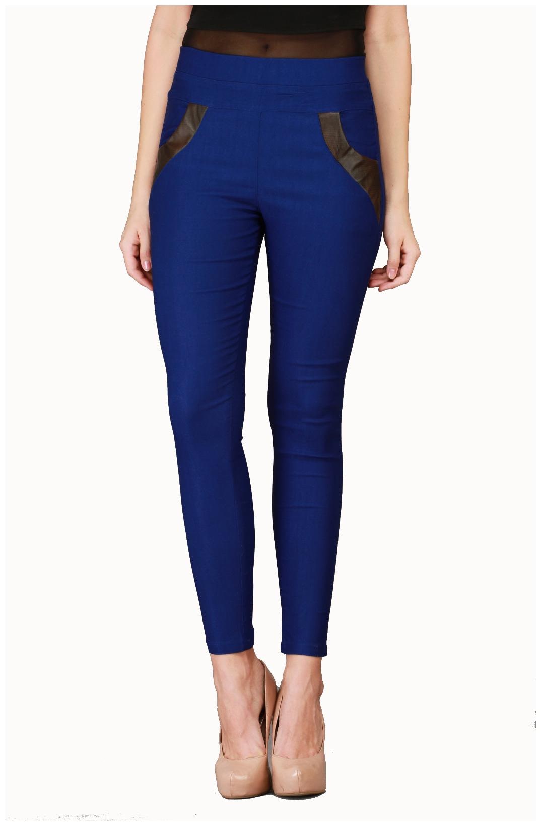 

Sritika Women Blue Straight fit Jegging