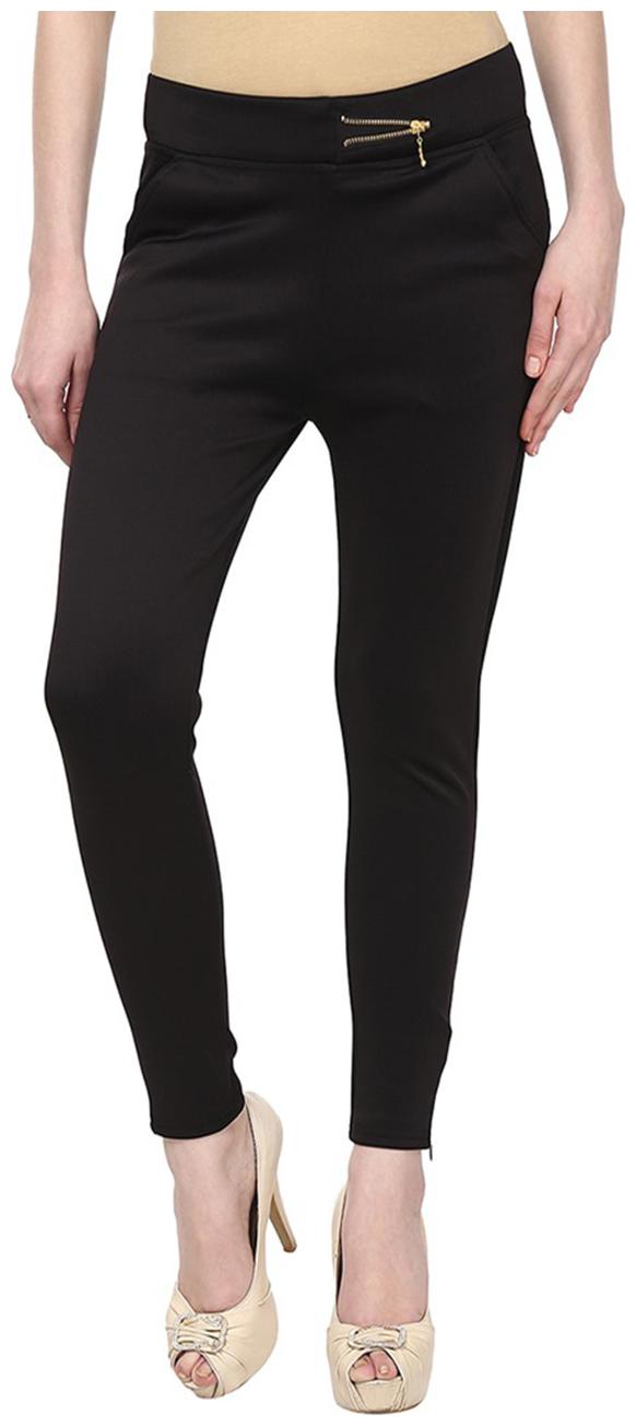 

Sritika Women Black Straight fit Jegging