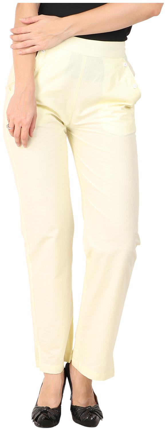

Sritika Women Yellow Straight fit Regular trousers