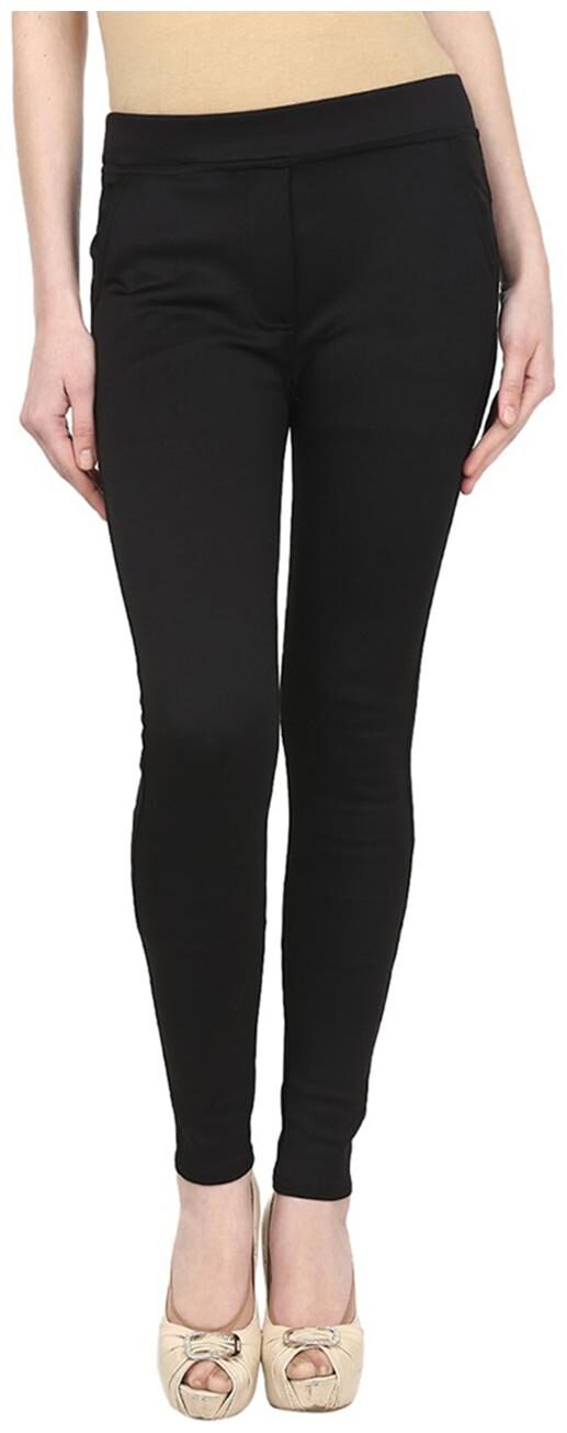 

Sritika Women Black Straight fit Jegging