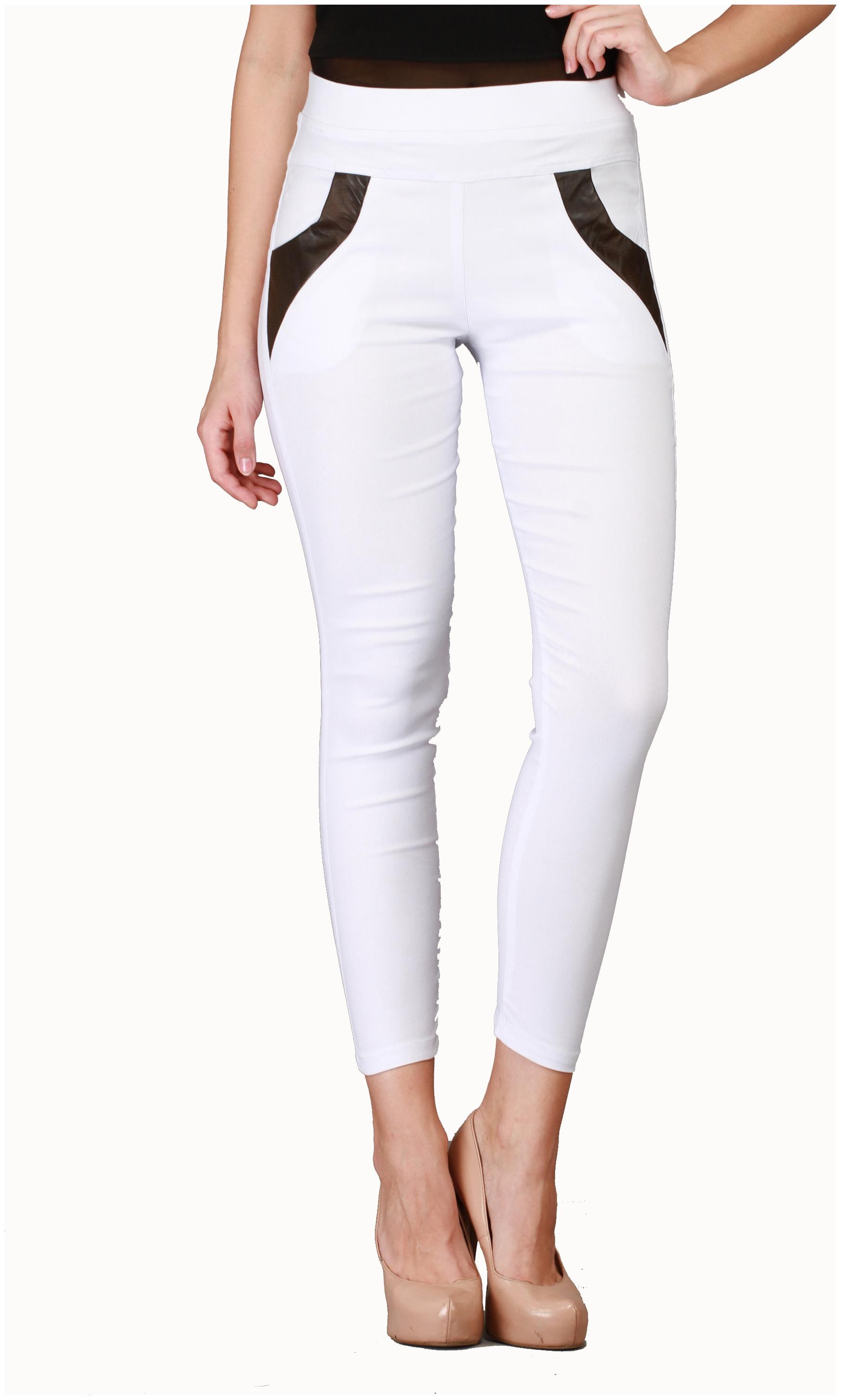 

Sritika Women White Straight fit Jegging