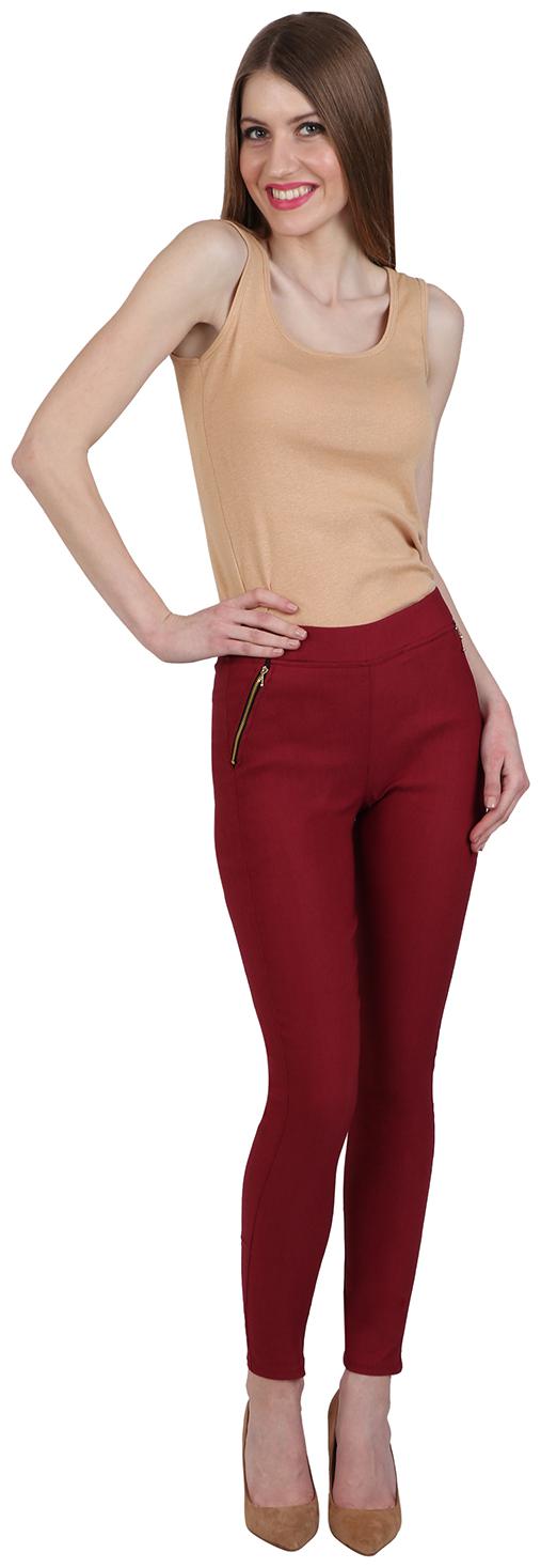 

Sritika Women Maroon Straight fit Jeans