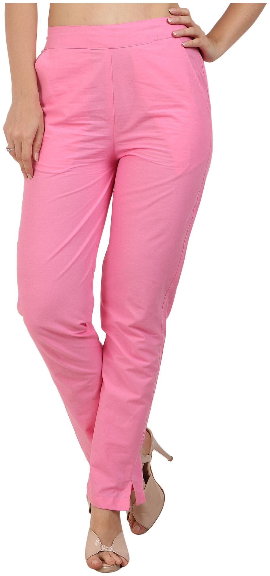 

Sritika Women Pink Straight fit Regular trousers
