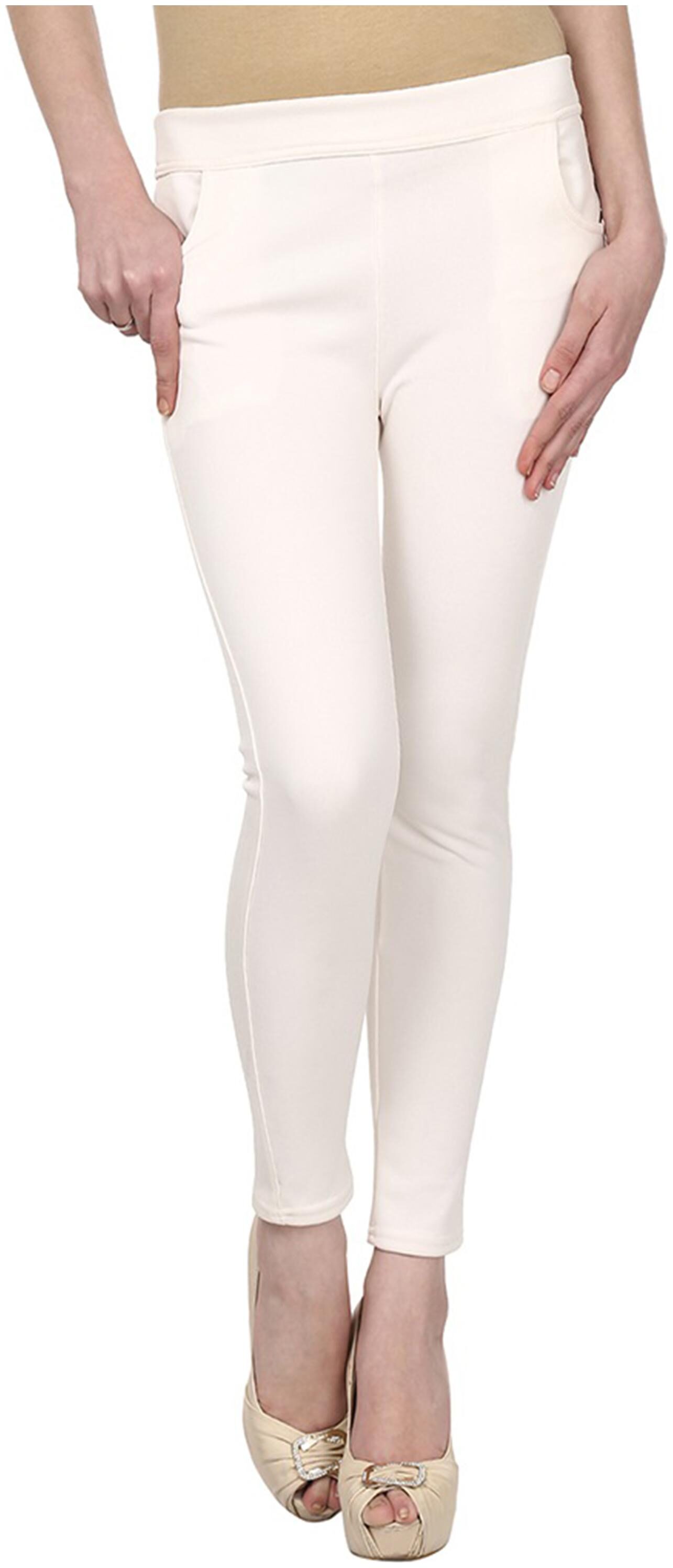 

Sritika Women White Straight fit Jeans