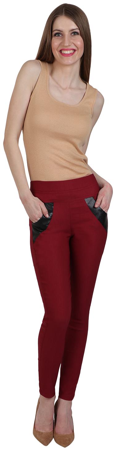 

Sritika Women Maroon Straight fit Jegging