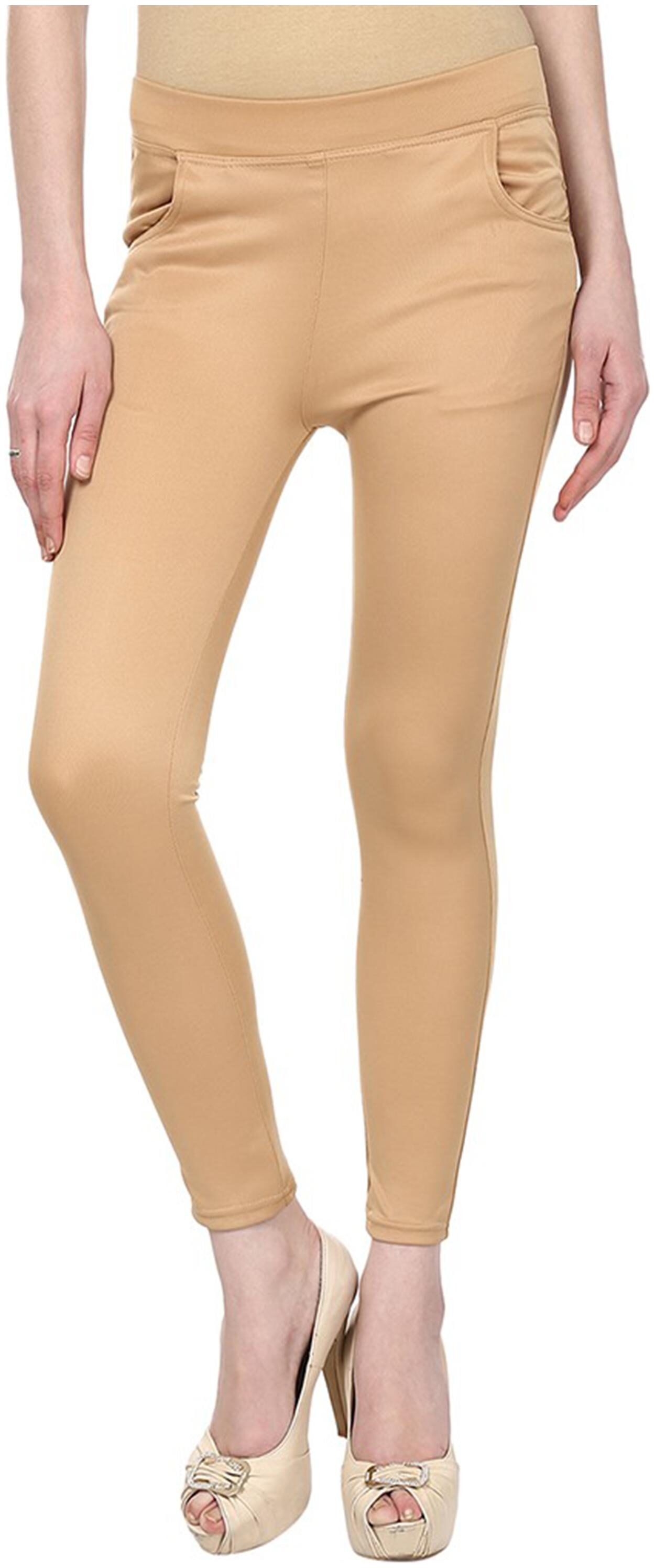 

Sritika Women Beige Straight fit Jeans