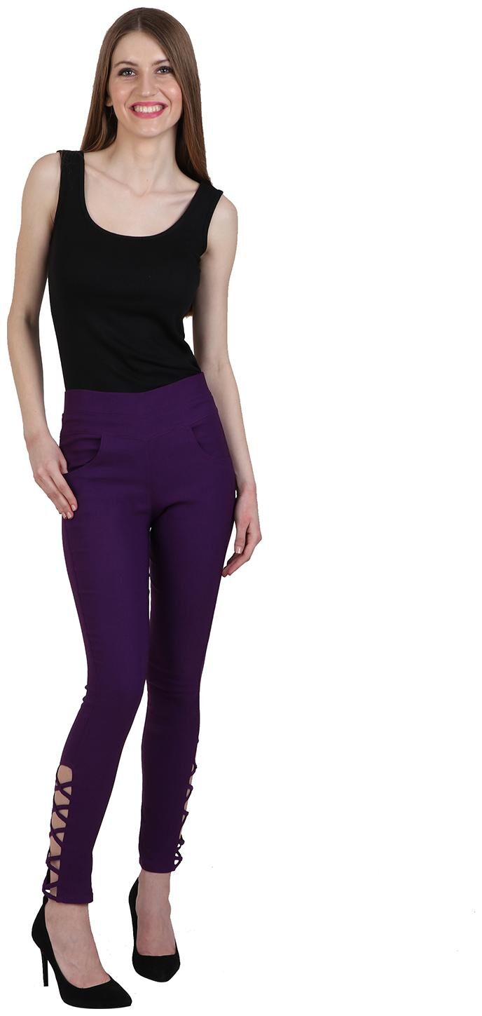 

Sritika Women Purple Straight fit Jeans