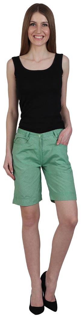 

Sritika Women Solid Denim shorts - Green