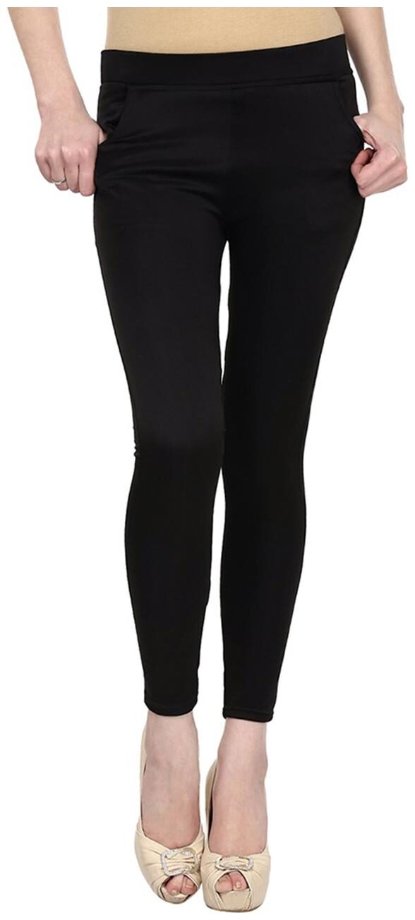 

Sritika Women Black Straight fit Jegging