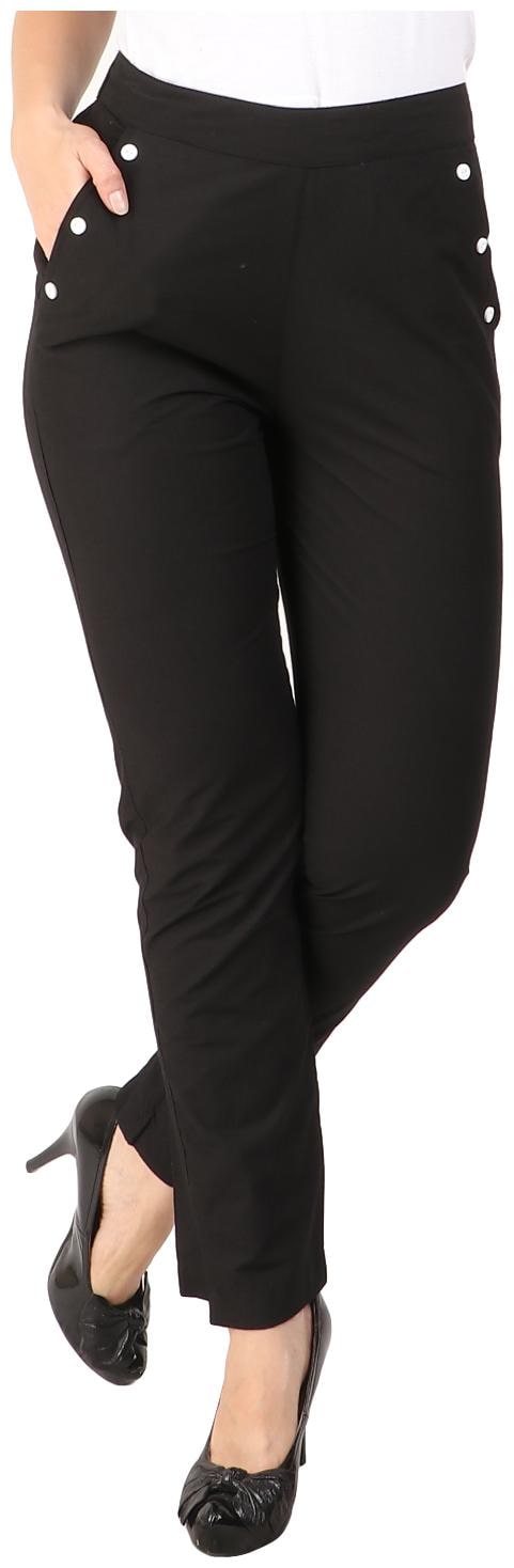 

Sritika Women Black Straight fit Regular trousers