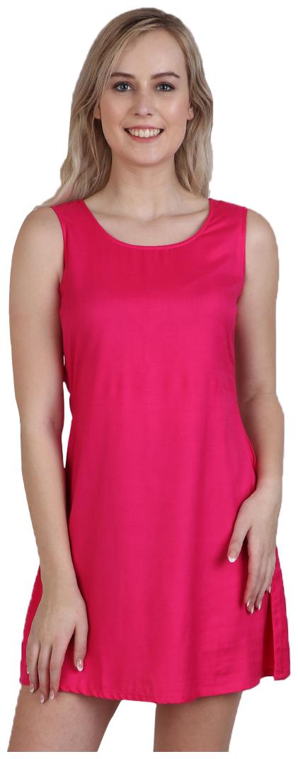 

Sritika Solid Rayon Dress