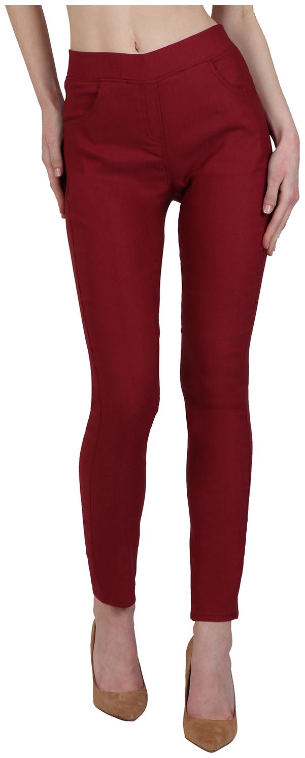 

Sritika Women Maroon Straight fit Jeans