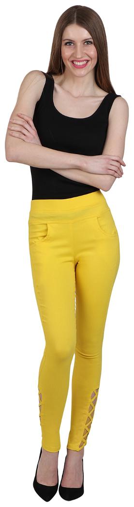 

Sritika Women Yellow Straight fit Jegging