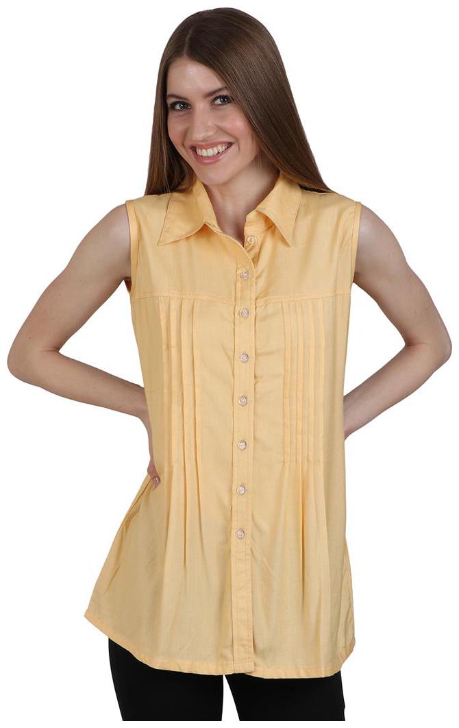

Sritika Women Beige Solid Regular Fit Shirt