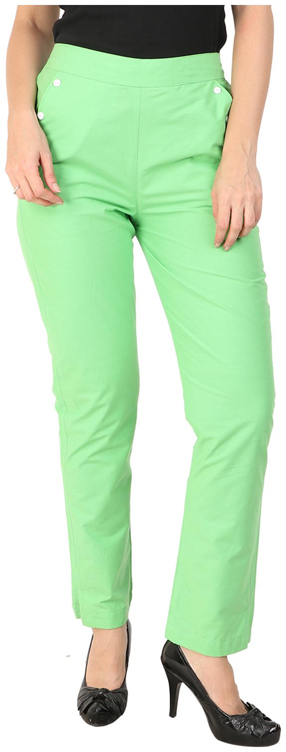 

Sritika Women Green Straight fit Regular trousers