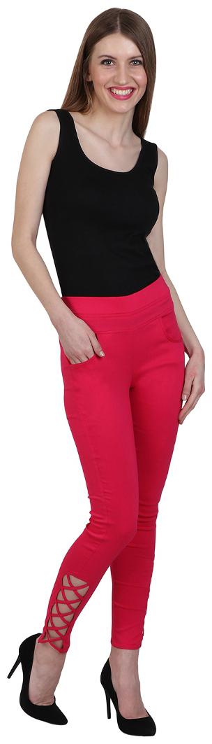 

Sritika Women Red Straight fit Jegging