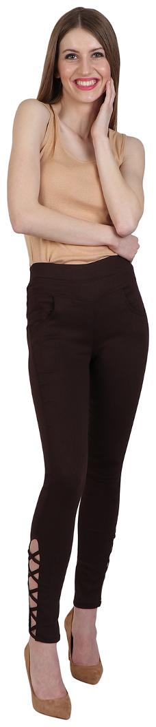 

Sritika Women Brown Straight fit Jegging
