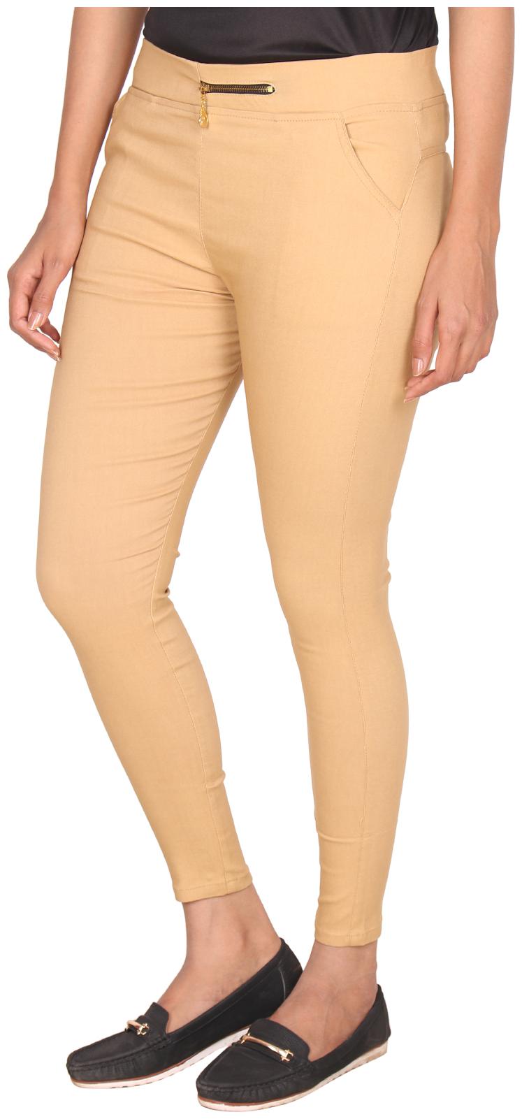 

Sritika Women Beige Straight fit Jeans