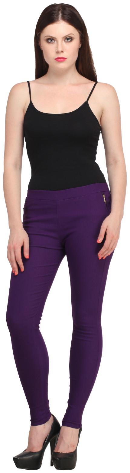 

Sritika Women Purple Straight fit Jegging