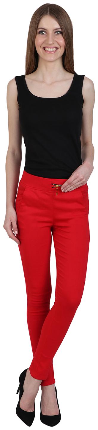 

Sritika Women Red Straight fit Jegging