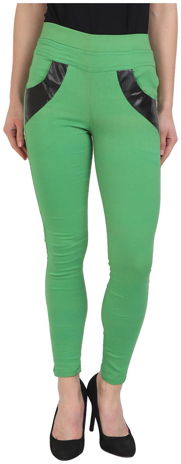 

Sritika Women Green Straight fit Jegging