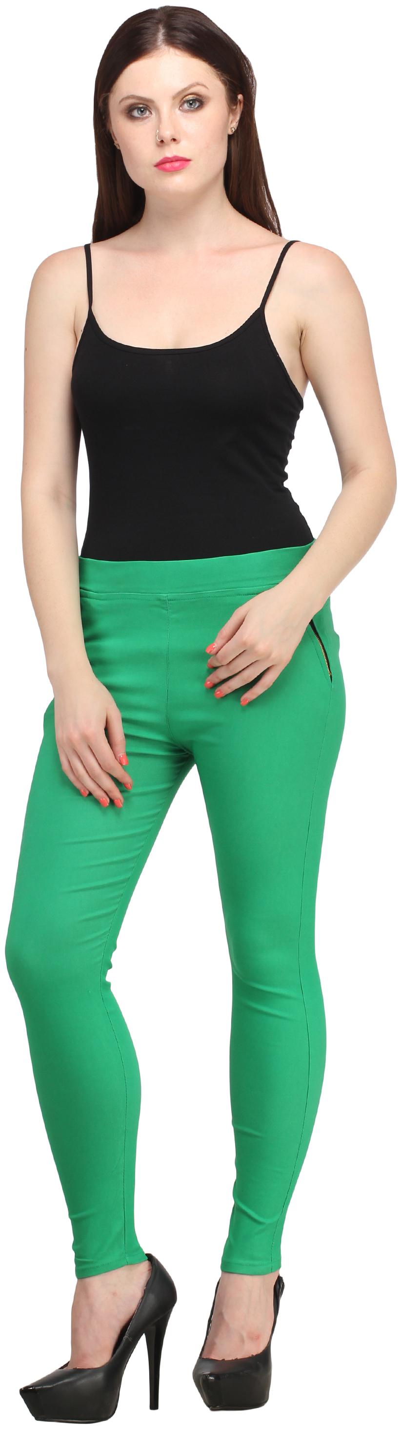 

Sritika Women Green Straight fit Jeans