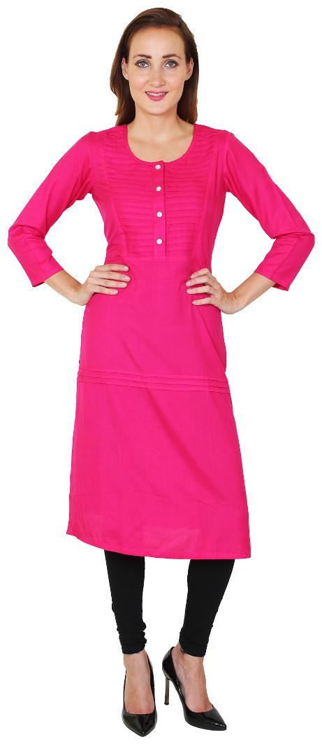 

Sritika Solid Long Kurtis