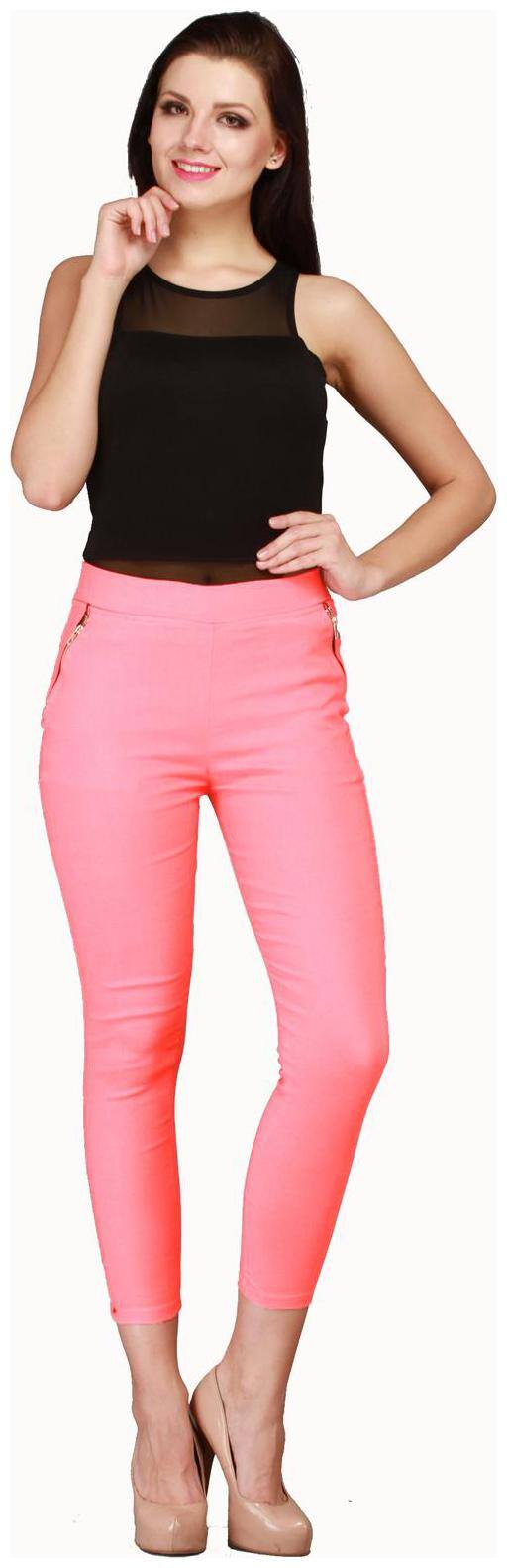 Sritika Women Pink Straight fit Jegging