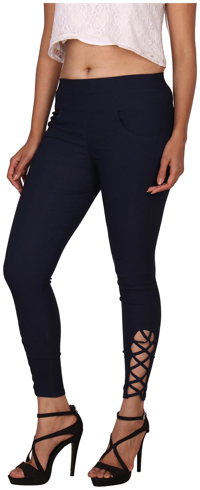 

Sritika Women Blue Straight fit Jegging
