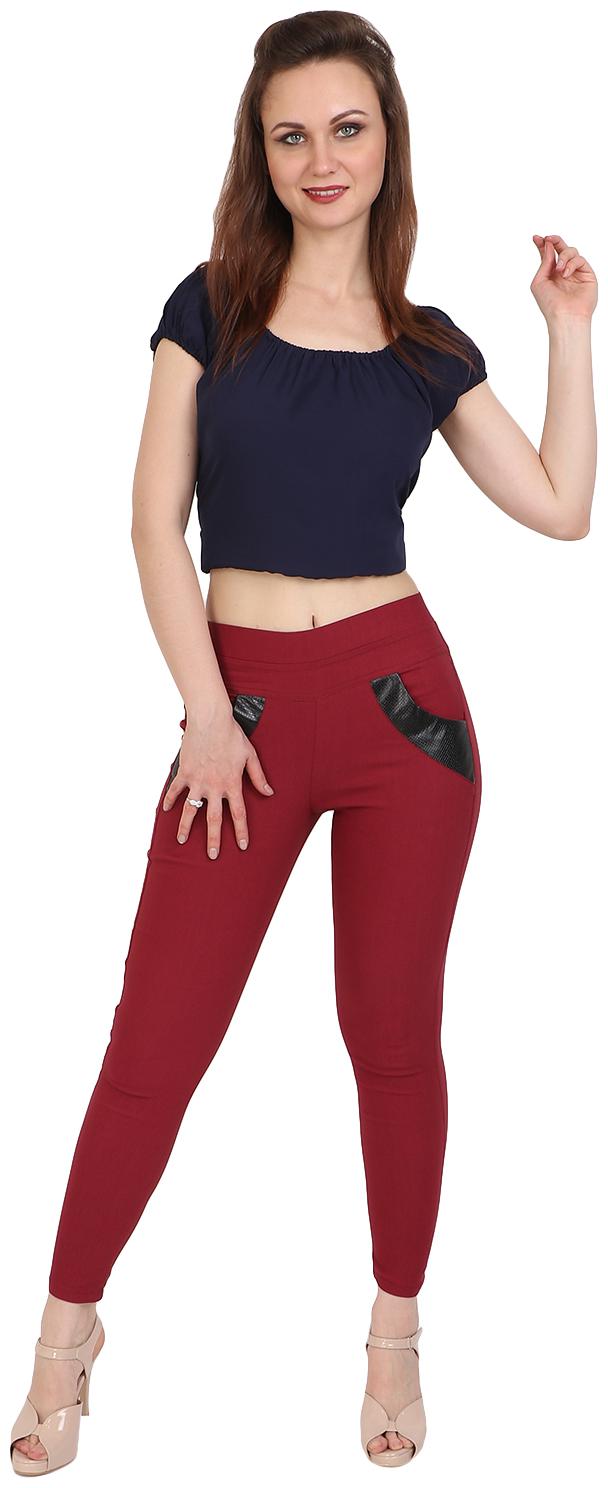 

Sritika Women Maroon Straight fit Jeans