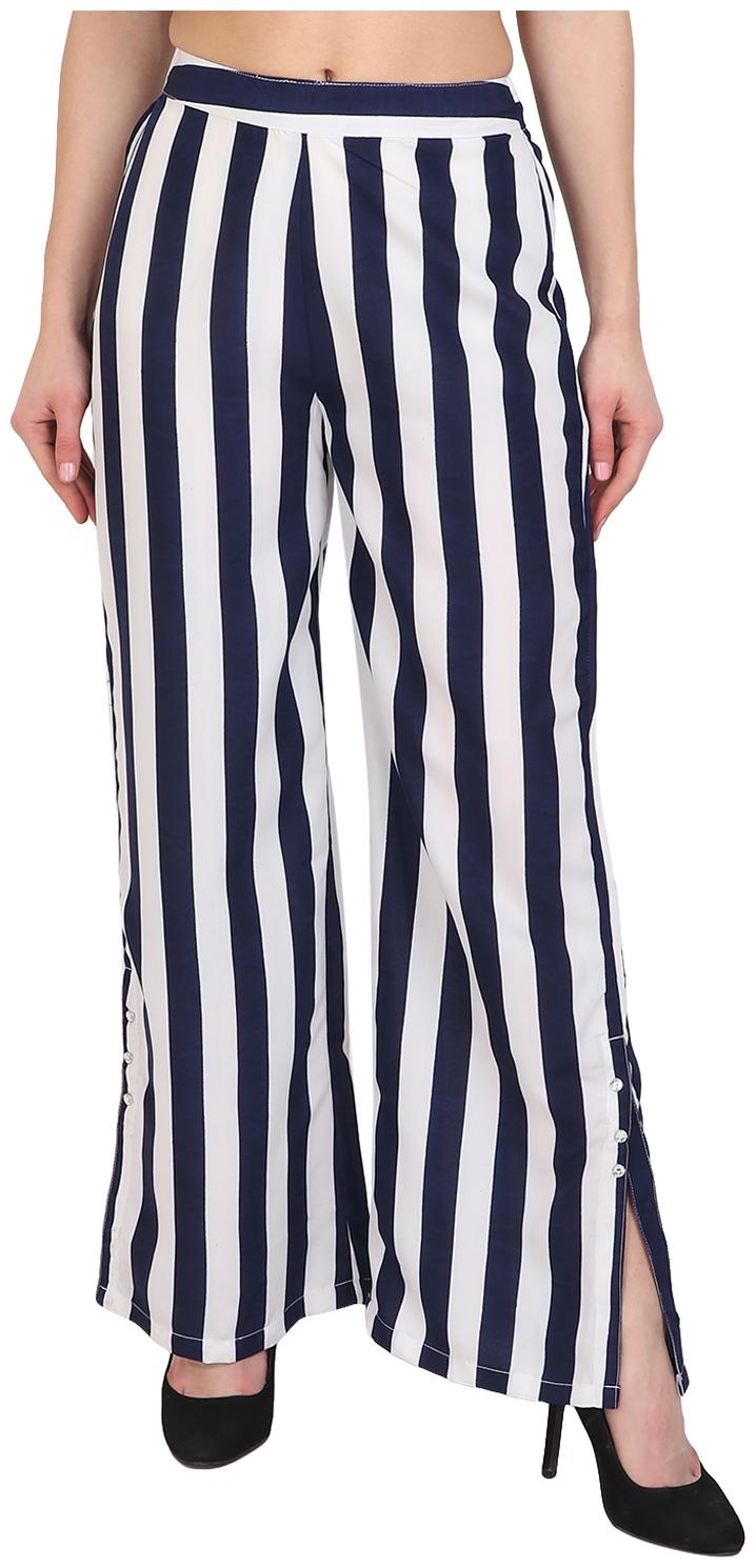 

Sritika White Crepe Women s Trouser