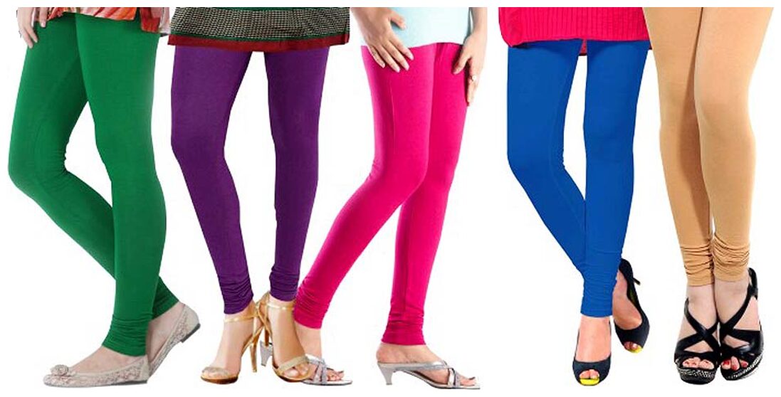 

stallions Lycra Churidar - Multi