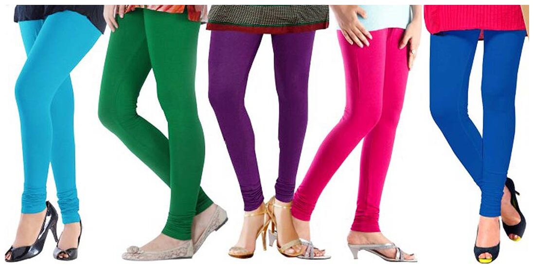 

stallions Lycra Churidar - Multi
